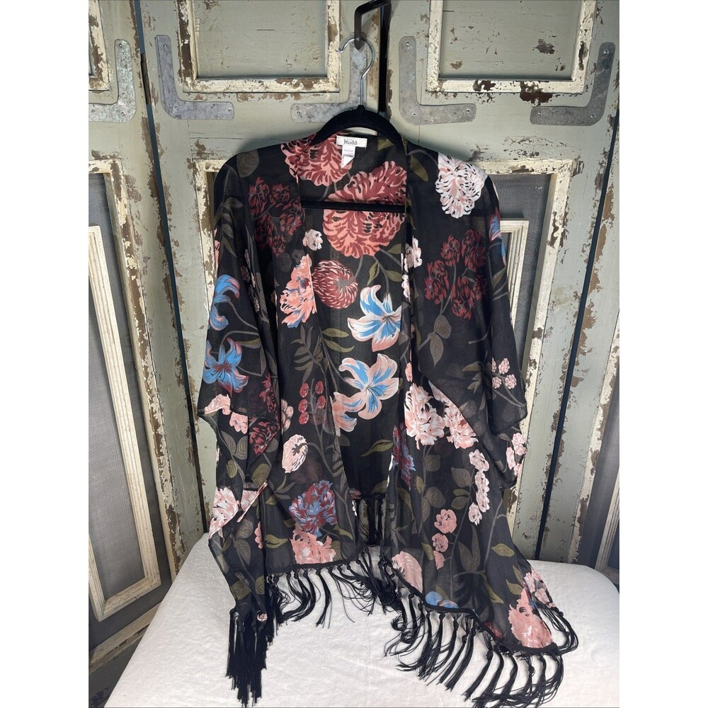 Mudd Women’s Floral Kimono OSFM
